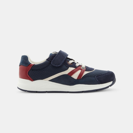 Avis Tennis running multicolores lacets et scratch bleues garçon OKAIDI 1