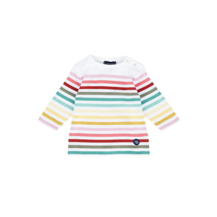 Avis Marinière multicolore Baby - coton léger - Multicol Sand Beach ARMOR-LUX 1