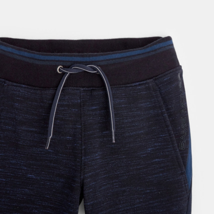 Avis Pantalon jogging molleton flammé bleu garçon OKAIDI 2