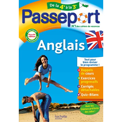 Avis Passeport Anglais De la 4e à la 3e - Cahier de vacances 2023 Hachette Éducation 1