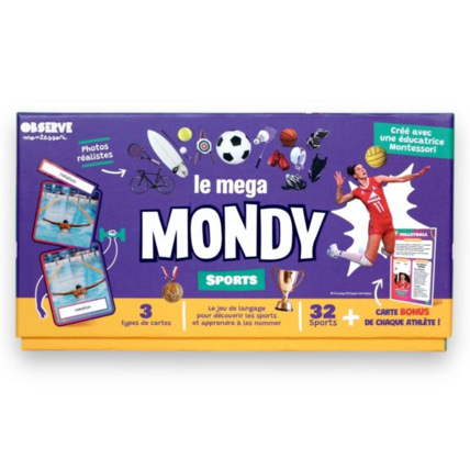 Avis Coffret Mondy des Sports Observe Montessori 1