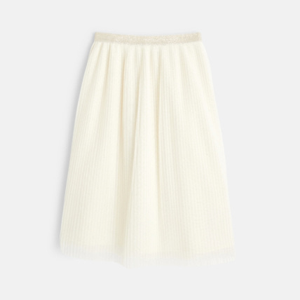 Avis Jupon tutu plissé pailleté blanc fille OKAIDI 3