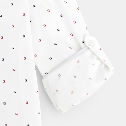 Avis Chemise à motifs bleue garçon OKAIDI 3