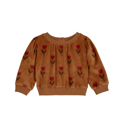 Avis Sweat-shirt velours Tulipe Joyeuse Emile et Ida 4
