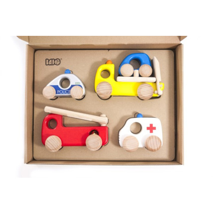 Avis Jouets en bois - Ensemble véhicules d'urgence Mon Lit Cabane 2