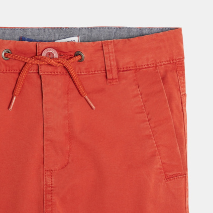 Avis Pantalon relax fit stretch orange garçon OKAIDI 2
