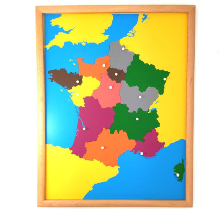 Avis Puzzle de la France ambiance montessori 1