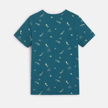 Avis T-shirt imprimé de petits motifs bleu garçon OKAIDI 3