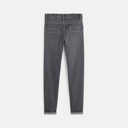 Avis Jean gris skinny ultra-résistant garçon OKAIDI 4