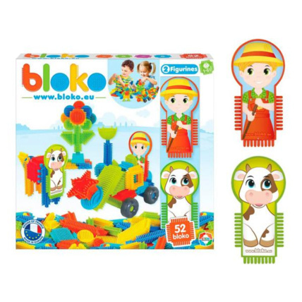 Avis Boîte de 50 blocs et 2 personnages de la ferme BLOKO 1