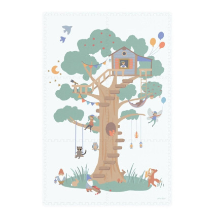 Avis Tapis de jeu réversible 2 en 1 Eevaa Treehouse PLAY & GO 1