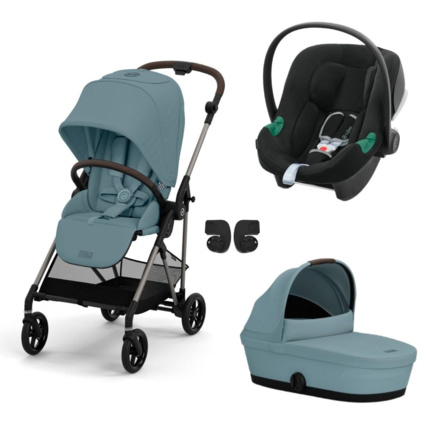 Avis Poussette Trio Melio 4 + Siège auto Aton b2 i-Size + Nacelle CYBEX 2