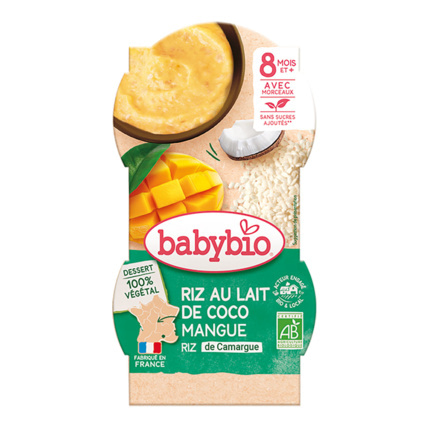 Avis Riz au lait de Coco Mangue Babybio 1