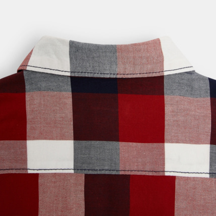 Avis Chemise à carreaux rouge garçon OKAIDI 4