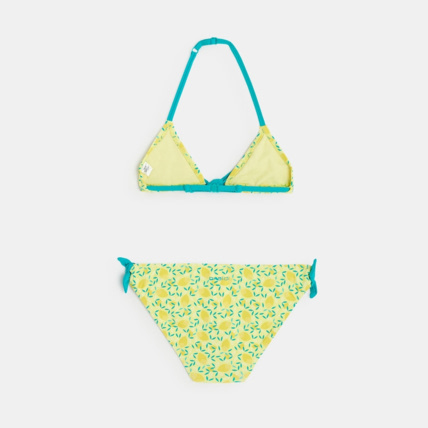 Avis Bikini imprimé 2 pièces motif citrons vert fille OKAIDI 4