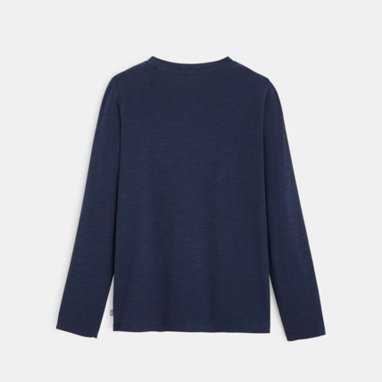 Avis T-shirt uni en coton bleu garçon OKAIDI 2