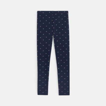 Avis Leggings imprimés petits motifs bleu fille OKAIDI 2