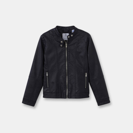 Avis Blouson en faux cuir bleu fille OKAIDI 1
