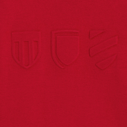 Avis Pull col rond à manches rayées rouge garçon OKAIDI 2