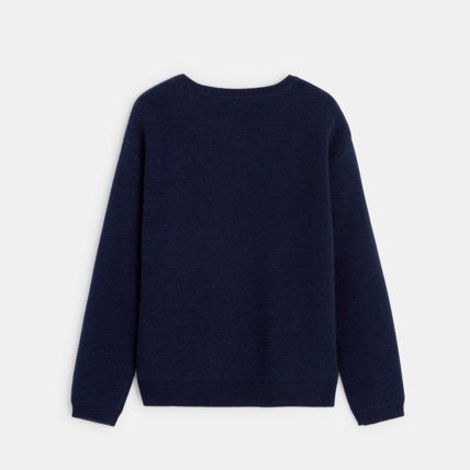 Avis Pull de Noël col rond bleu fille OKAIDI 4