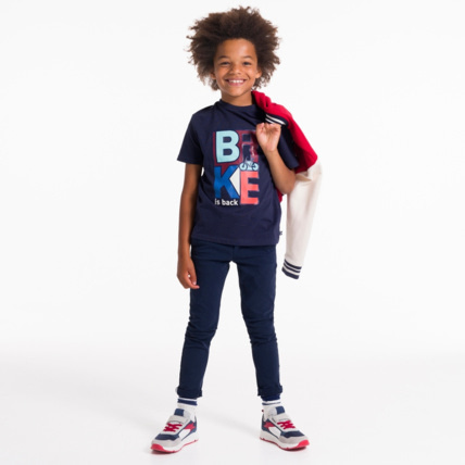 Avis T-shirt à motif vélo bleu garçon OKAIDI 1