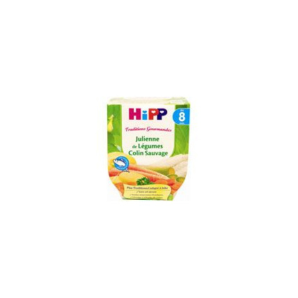 Avis Julienne de légumes colin sauvage 190 g dès 8 mois HIPP 1
