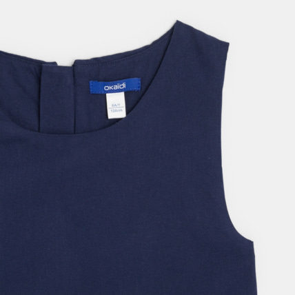 Avis Robe chasuble plissée bleue fille OKAIDI 2