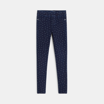 Avis Treggings à motifs délavés bleu fille OKAIDI 1
