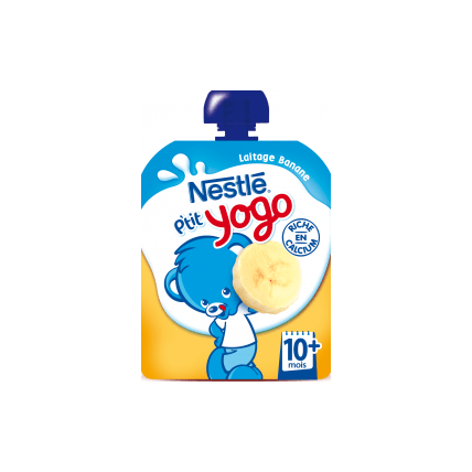 Avis P'tit Yogo - Gourde lactée banane (dès 10 mois) NESTLÉ 1