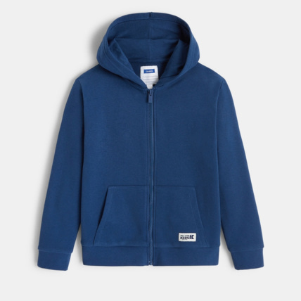 Avis Sweat zippé à capuche bleu garçon OKAIDI 1