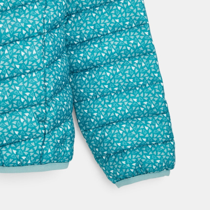Avis Doudoune à capuche motif petits cœurs verte fille OKAIDI 4