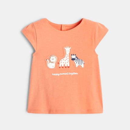 Avis T-shirt animaux de la savane en relief OBAÏBI 1