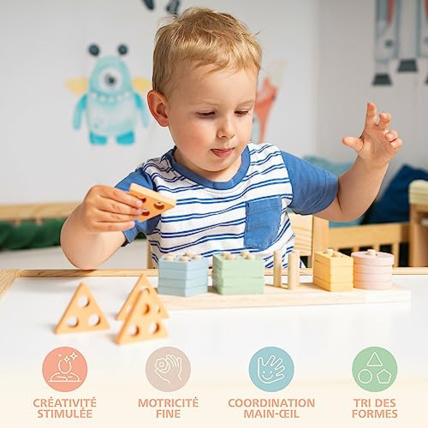 Avis Jouets Montessori à empiler SWEETY FOX 2