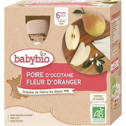 Avis Poire d'Occitanie Fleur d'Oranger Babybio 1