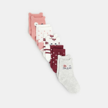 Avis Chaussettes chats et pois (lot de 5) OBAÏBI 1
