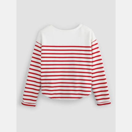 Avis Sweat molleton à motif rouge fille OKAIDI 2