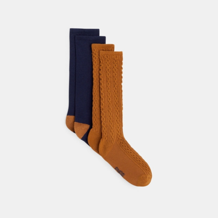 Avis Chaussettes fantaisie (lot de 2) beige fille OKAIDI 1