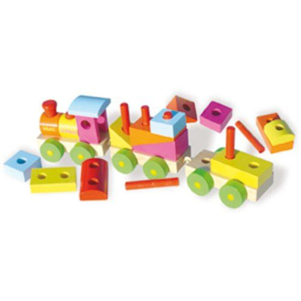 Avis Grand train de cubes à construire VILAC 1