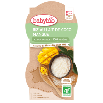 Avis Riz au lait de Coco Mangue Babybio 1