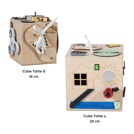 Avis Cube d'activités en bois Montessori Busy TIMEO 3TOYSM 5