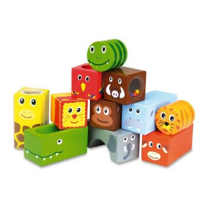 Avis Cubes sonores Animaux de la jungle VILAC 1