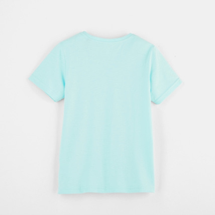 Avis T-shirt à message bleu garçon OKAIDI 2