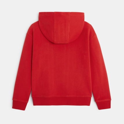 Avis Sweat-shirt à capuche en molleton rouge garçon OKAIDI 4