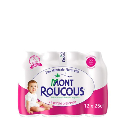 Avis Eau Minérale Mont ROUCOUS 12 x25 cL MONT ROUCOUS 1