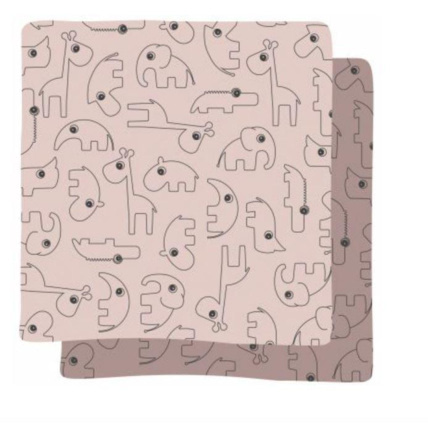 Avis Set de 2 langes d'emmaillotage Contour, 120 x 120 cm DONE BY DEER 1