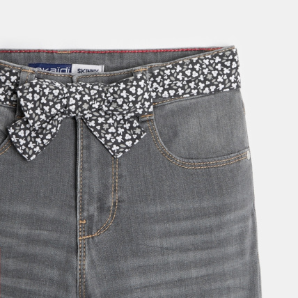 Avis Jean skinny ceinturé fille OKAIDI 2