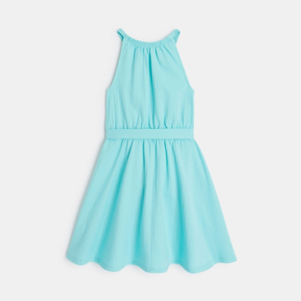 Avis Robe en jersey uni bleue fille OKAIDI 3