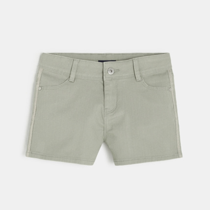 Avis Short en toile vert fille OKAIDI 1
