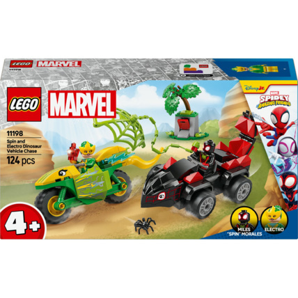 Avis Poursuite entre Spin et Electro en Dino-Véhicules Marvel LEGO 1