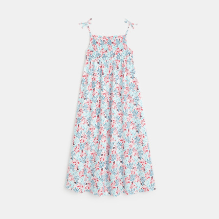 Avis Longue robe à smocks imprimée fille OKAIDI 4